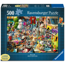 Ravensburger Puzzle 500 db - Kutyasétáltató  Ajánlott 10-99 éves korig unisex (31224) puzzle, kirakós