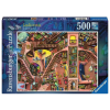 Ravensburger Puzzle 500 db - Nevetséges könyvtár  Ajánlott 10-99 éves korig unisex (73321)