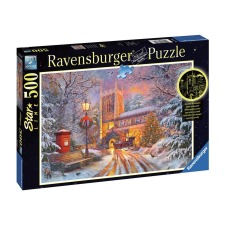  Ravensburger Puzzle 500 db - Ragyogó karácsony (06254) puzzle, kirakós