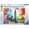Ravensburger Puzzle 500 db - Üdvözlet Londonból  Ajánlott 10-99 éves korig unisex (03756)