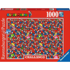 Ravensburger Puzzle játék 1000 darabos Challenge Super Mario puzzle, kirakós