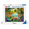 Ravensburger Puzzle Tigriscsalád Az Oázisban – 500 db (4005555013846)