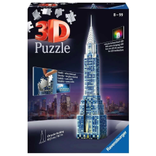 Ravensburger Ravensburger 3D Puzzle Chrysler Building Éjszakai Fénykiadás puzzle, kirakós