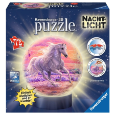 Ravensburger Ravensburger 3D világító puzzle gömb: Ló a tengerparton puzzle, kirakós