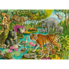 Ravensburger ravensburger állatok indiában puzzle 60 darabos puzzle, kirakós