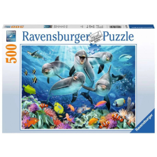 Ravensburger Ravensburger Delfinek a korallzátonynál puzzle - 500 darabos puzzle, kirakós