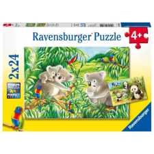 Ravensburger Ravensburger édes koalák és pandák puzzle 2x24 darabos puzzle, kirakós