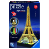 Ravensburger Ravensburger: Eiffel-torony 216 darabos 3D puzzle fénnyel
