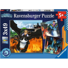 Ravensburger Ravensburger hogyan neveld a sárkányodat kilenc királyság puzzle 3x49 darabos puzzle, kirakós