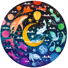 Ravensburger Ravensburger kör alakú puzzle színes kör: álom 500 darabos puzzle, kirakós