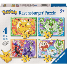 Ravensburger Ravensburger Pokémon Puzzle 4 az 1-ben puzzle, kirakós