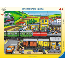 Ravensburger Ravensburger puzzle A vasútállomásnál puzzle, kirakós
