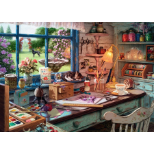 Ravensburger Ravensburger puzzle - az én menedékem: kézműves műhely 1000 darab puzzle, kirakós