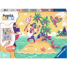 Ravensburger Ravensburger puzzle és játék: kalóz kaland 2x24 darab puzzle, kirakós