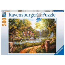 Ravensburger Ravensburger puzzle - Házikó a folyóparton 500 darabos puzzle, kirakós
