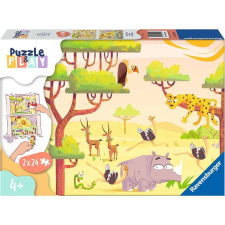 Ravensburger Ravensburger Puzzle & Play: Szafari 2x24 darabos puzzle, kirakós
