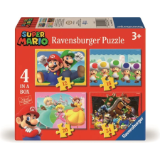 Ravensburger Ravensburger Super Mario és kalandjai puzzle 4 az 1-ben puzzle, kirakós