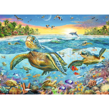 Ravensburger Ravensburger tengerparti teknősök XXL puzzle 100 darabos puzzle, kirakós