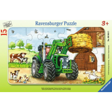 Ravensburger Tanya traktor Ravensburger puzzle 15 darabos puzzle, kirakós