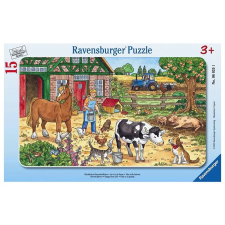 Ravensburger Tanyasi élet 15 darabos puzzle puzzle, kirakós