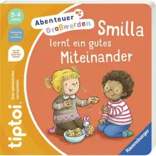 Ravensburger TIPTOI Smilla jó együttélést tanul tankönyv NÉMET nyelvű 49307 idegen nyelvű könyv