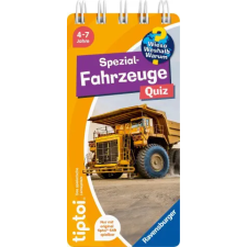 Ravensburger tiptoi® Wieso? Weshalb? Warum? Quiz - Spezialfahrzeuge (Könyv) idegen nyelvű könyv
