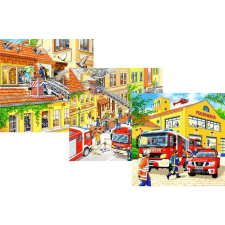  Ravensburger: Tűzoltók 3 x 49 darabos puzzle (35190) puzzle, kirakós