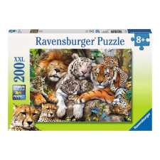 Ravensburger XXL Puzzle Vadállatok, 200-darabos, Ravensburger puzzle, kirakós