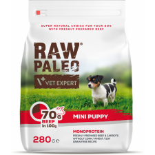 Raw Paleo Puppy Mini Monoprotein Beef 280 g kutyaeledel