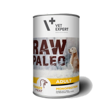 Raw Paleo VETEXPERT RAW PALEO Adult turkey 400 g nedves pulykatáp kutyaeledel