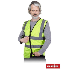RAW-POL Fényvisszaverő biztonsági mellény KOS-MESHZIP XL