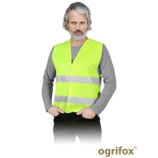 RAW-POL Férfi biztonsági mellény Ox-Lumi, poliészter, sárga, M láthatósági ruházat