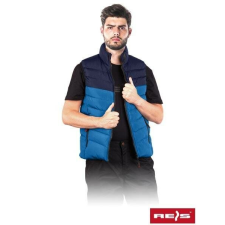 RAW-POL Férfi steppelt mellény Vest-Twin M Blue férfi mellény