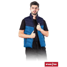 RAW-POL Mellény, steppelt, kék, XL-es méret férfi mellény