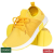 RAW-POL Pantofi sport dama, Reis, material respirabil, usori, galben, marimea 37