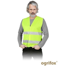 RAW-POL Védőmellény, Ox-Lumi, fényvisszaverő, sárga, 3XL-es méret