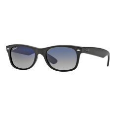 Ray-Ban RB2132 601S78 NEW WAYFARER MATTE BLACK POLAR BLUE GRAD. GREY napszemüveg