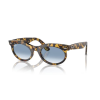 Ray-Ban RB2242 13323F WAYFARER OVAL YELLOW HAVANA CLEAR/BLUE GRADIENT napszemüveg