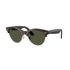 Ray-Ban RB2341 990/31 CLUBMASTER WAY Red Havana On Gold Green napszemüveg