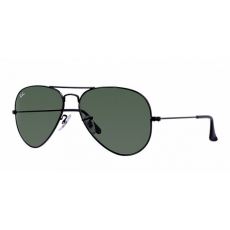 Ray-Ban RB3025 L2823 AVIATOR BLACK GREY GREEN napszemüveg