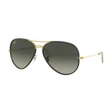 Ray-Ban RB3025JM 919671 AVIATOR FULL COLOR BLACK ON LEGEND GOLD GREY GRADIENT napszemüveg