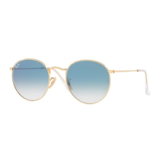 Ray-Ban RB3447N 001/3F ROUND METAL ARISTA CRYSTAL WHITE GRADIENT BLUE napszemüveg