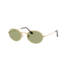 Ray-Ban RB3547 001/4E OVAL Arista Gold Bottle Green napszemüveg napszemüveg