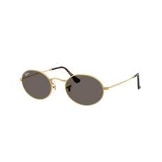 Ray-Ban RB3547N 001/B1 OVAL Arista Gold Dark Grey napszemüveg