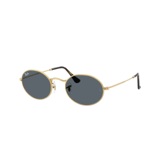 Ray-Ban RB3547N 001/R5 OVAL Arista Gold Blue napszemüveg