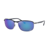 Ray-Ban RB3671CH 92044L BLUE ON GUNMETAL POLARIZED CHROMANCE GREY MIRROR BLUE napszemüveg