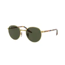 Ray-Ban RB3691 001/31 Arista Gold Green napszemüveg napszemüveg