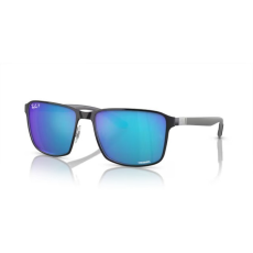Ray-Ban RB3721CH 9144A1 BLACK ON SILVER POLARIZED MIRROR BLUE CHROMANCE napszemüveg