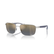 Ray-Ban RB3737CH 003/J0 SILVER BLUE/GOLD MIRROR GRADIENT POLARIZED CHROMANCE napszemüveg