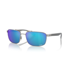 Ray-Ban RB3737CH 004/A1 GUNMETAL GREEN/BLUE MIRROR POLARIZED CHROMANCE napszemüveg napszemüveg